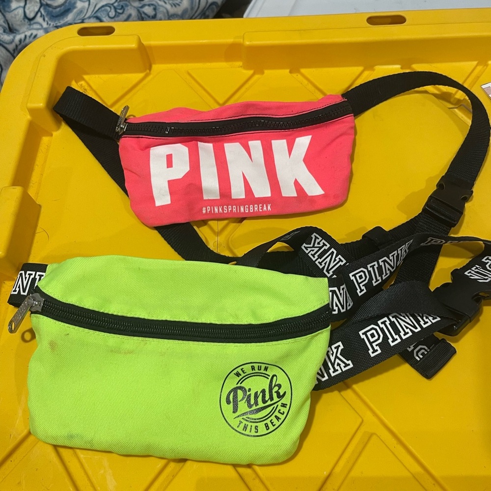 Two VS PINK Fanny packs